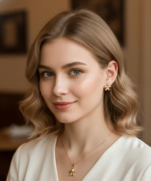 Floral Star Pendant Set