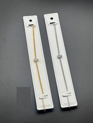 Heart Crystal Adjustable Bracelet